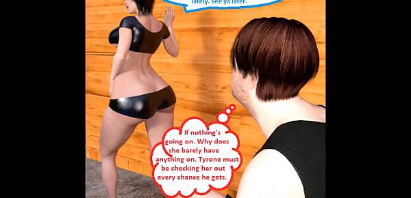  3D Comic Hotwife Cuckolds Husband With Personal Trainer